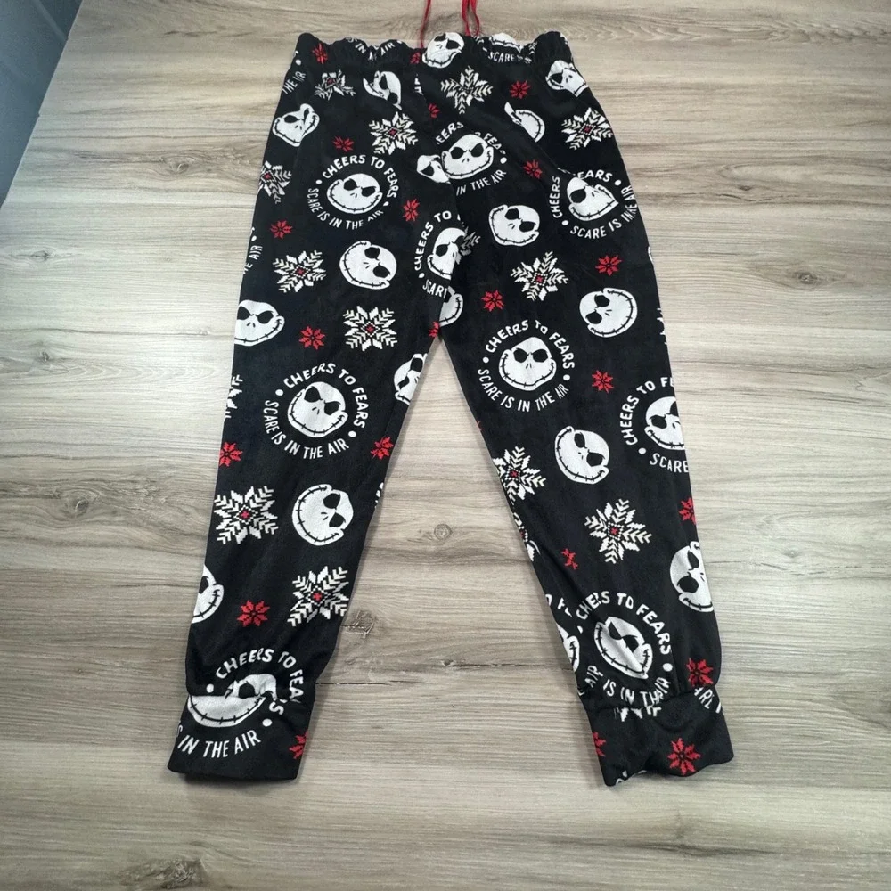 Disney The Nightmare‎ Before Christmas Jack Skellington Pajama Pants WMNS M 8/10 - Picture 8 of 9